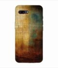 Printed Back Covers Oneplus 5 close up painting golden blue background