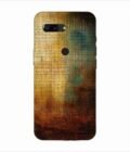 Printed Back Covers Oneplus 5T close up painting golden blue background
