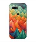Printed Back Covers Oneplus 5T close up painting mountain range with sky background