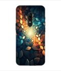 Printed Back Covers Oneplus 6 close up mosaic rocks stones with light shining through