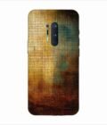 Printed Back Covers Oneplus 8 Pro close up painting golden blue background
