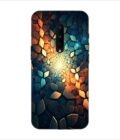 Printed Back Covers Oneplus 8 close up mosaic rocks stones with light shining through