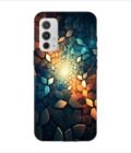Printed Back Covers Oneplus 9RT 5G close up mosaic rocks stones with light shining through