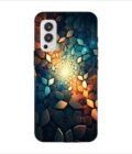 Printed Back Covers Oneplus Nord 2 5G close up mosaic rocks stones with light shining through