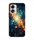 Printed Back Covers Oneplus Nord 2T 5G close up mosaic rocks stones with light shining through