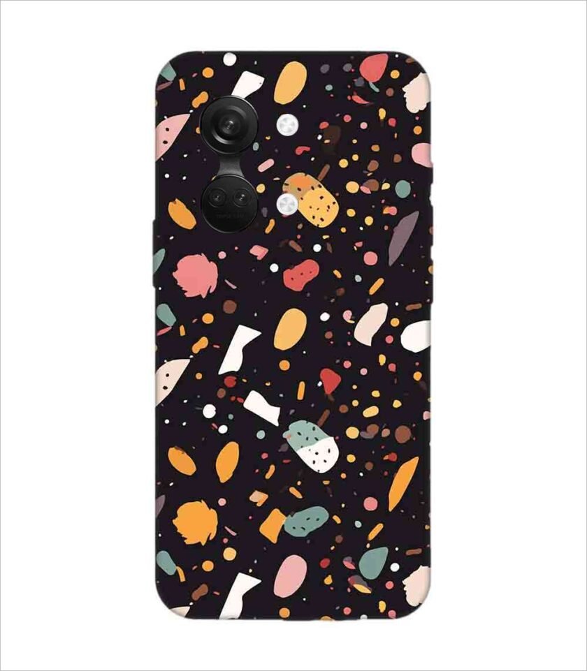 Printed Back Covers Oneplus Nord 3 5G close up pattern different types food