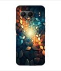 Printed Back Covers Oneplus Nord 4 5G close up mosaic rocks stones with light shining through