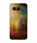 Printed Back Covers Oneplus Nord 4 5G close up painting golden blue background