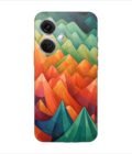 Printed Back Covers Oneplus Nord Ce 3 5G close up painting mountain range with sky background