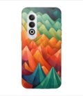 Printed Back Covers Oneplus Nord Ce 4 5G close up painting mountain range with sky background