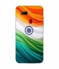 Oppo A12 Indian Flag Abstract Background Republic Day Custom Printed Back Cover Design