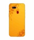 Oppo A12 Indian Flower Pattern Rangoli Background 1 Custom Printed Back Cover Design