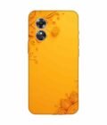 Oppo A17 Indian Flower Pattern Rangoli Background 1 Custom Printed Back Cover Design