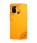 Oppo A33 2020 Indian Flower Pattern Rangoli Background 1 Custom Printed Back Cover Design