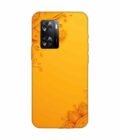 Oppo A57 (5G) Indian Flower Pattern Rangoli Background (1) Custom Printed Back Cover Design