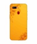 Oppo A7 Indian Flower Pattern Rangoli Background 1 Custom Printed Back Cover Design