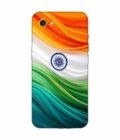 Oppo A71K Indian Flag Abstract Background Republic Day Custom Printed Back Cover Design