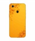Oppo A75S Indian Flower Pattern Rangoli Background (1) Custom Printed Back Cover Design