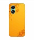 Oppo A78 (4G) Indian Flower Pattern Rangoli Background (1) Custom Printed Back Cover Design
