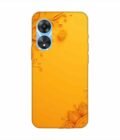 Oppo A78 (5G) Indian Flower Pattern Rangoli Background (1) Custom Printed Back Cover Design