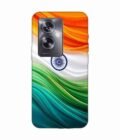 Oppo A79 (5G) Indian Flag Abstract Background Republic Day Custom Printed Back Cover Design