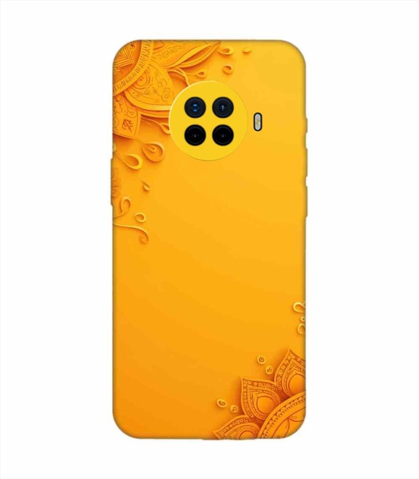 Oppo Ace 2 Indian Flower Pattern Rangoli Background (1) Custom Printed Back Cover Design