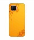 Oppo F17 Indian Flower Pattern Rangoli Background (1) Custom Printed Back Cover Design