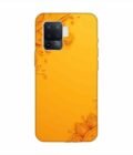 Oppo F19 Pro Indian Flower Pattern Rangoli Background (1) Custom Printed Back Cover Design