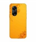 Oppo F23 (5G) Indian Flower Pattern Rangoli Background (1) Custom Printed Back Cover Design