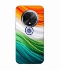 Oppo F27 Pro Plus (5G) Indian Flag Abstract Background Republic Day Custom Printed Back Cover Design