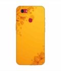 Oppo F5 Indian Flower Pattern Rangoli Background (1) Custom Printed Back Cover Design