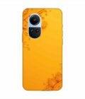 Oppo Reno 10 (5G) Indian Flower Pattern Rangoli Background (1) Custom Printed Back Cover Design