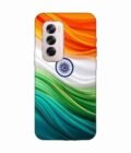 Oppo Reno 12 Pro (5G) Indian Flag Abstract Background Republic Day Custom Printed Back Cover Design