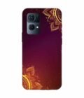 Oppo Reno 7 Pro (5G) Indian Flower Pattern Rangoli Background Custom Printed Back Cover Design