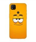 Poco C31 cartoon face with big smile it Custom Printed Back Cover Design