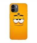 Poco C50 cartoon face with big smile it Custom Printed Back Cover Design