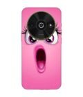 Poco C61 cartoon face surprised woman with open mouth Custom Printed Back Cover Design