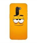 Poco F1 cartoon face with big smile it Custom Printed Back Cover Design