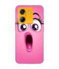 Poco M7 Pro (5G) cartoon face surprised woman with open mouth Custom Printed Back Cover Design