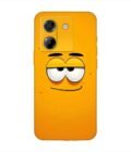 Poco M7 Pro (5G) cartoon face with big smile it Custom Printed Back Cover Design
