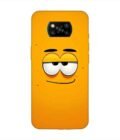 Poco X3 Pro cartoon face with big smile it Custom Printed Back Cover Design