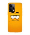 Poco X5 (5G) cartoon face with big smile it Custom Printed Back Cover Design