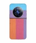 Realme 12 Pro Plus (5G) Full Frame Shot Multi Colored Wall By Swimming Pool Custom Printed Back Cover Design