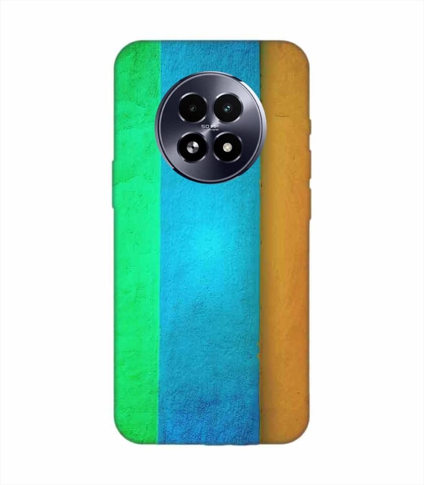 Realme 13 (5G) Full Frame Shot Green Wall Custom Printed Back Cover Design
