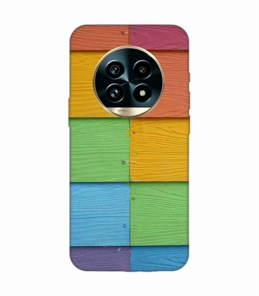 Realme 13 Pro (5G) Full Frame Shot Multi Colored Wall (1) Custom Printed Back Cover Design