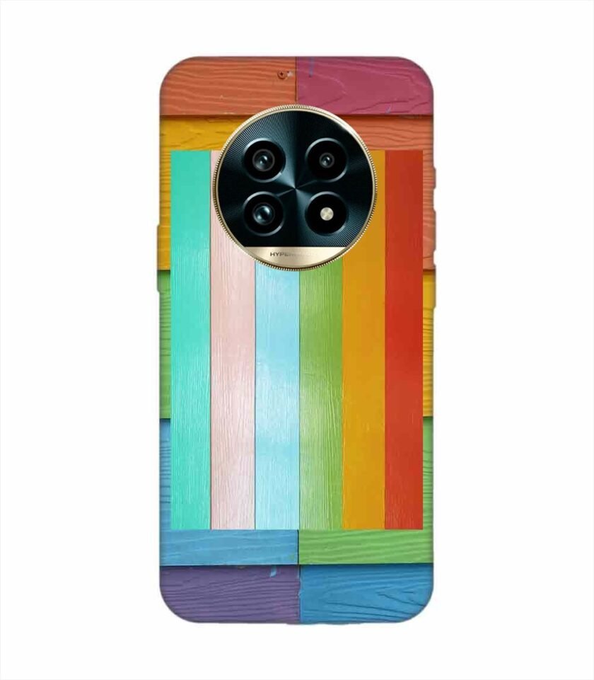Realme 13 Pro (5G) Full Frame Shot Multi Colored Wall Custom Printed Back Cover Design