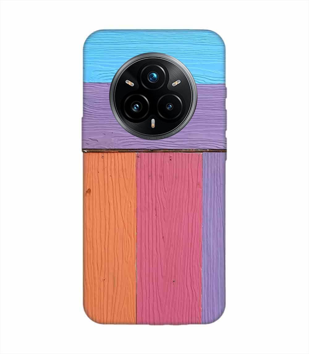 Realme 14 Pro Plus (5G) Full Frame Shot Multi Colored Wall By Swimming Pool Custom Printed Back Cover Design