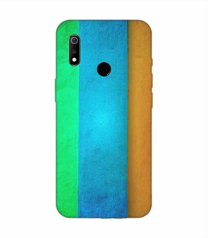 Realme 3 Pro Full Frame Shot Green Wall Custom Printed Back Cover Design
