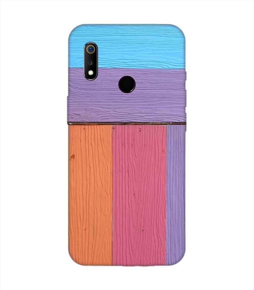 Realme 3 Pro Full Frame Shot Multi Colored Wall By Swimming Pool Custom Printed Back Cover Design