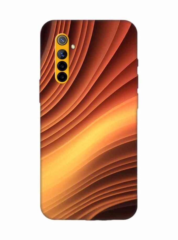 Realme 6S Full Frame Shot Pattern Custom Printed Back Cover Design